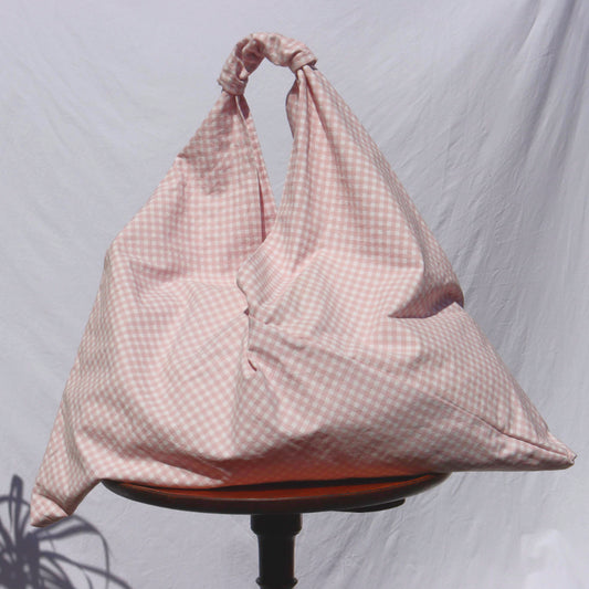 The Market Bag - Pink Gingham
